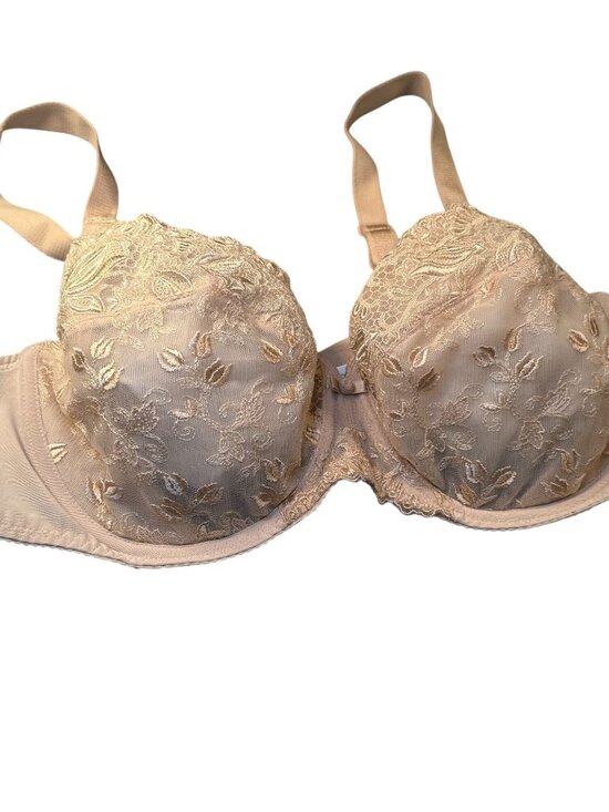 Wacoal Renaissance Rose Underwire Lace Bra Womens 40D Embroidered Floral - Picture 1 of 16